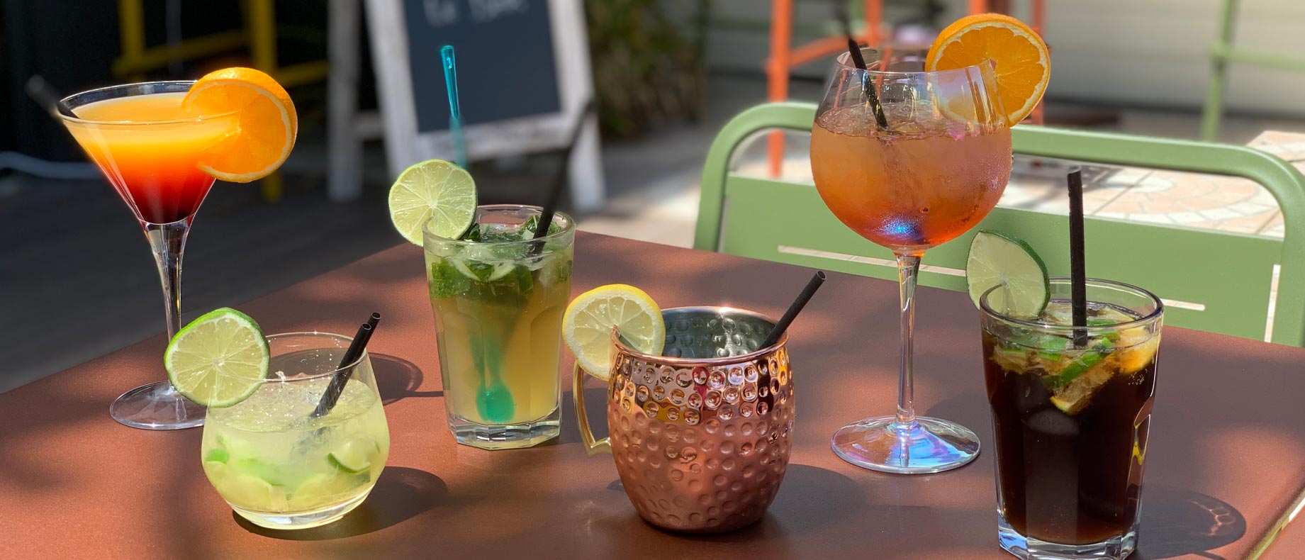 Cocktails au café déco Concept 8 Bénodet